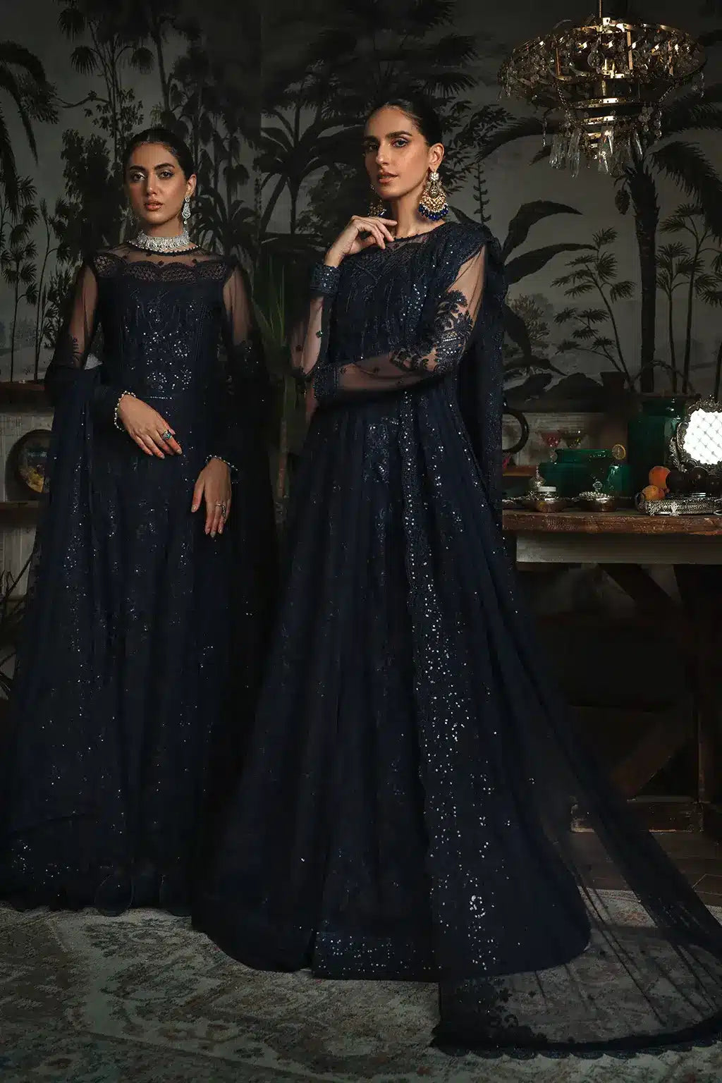 Zarif | LA ROSELLA Formals | ZLR 08 STARRY - by - Libasekhas UK - Registered Vendor of : Zarif - 100% Original Designer Dresss