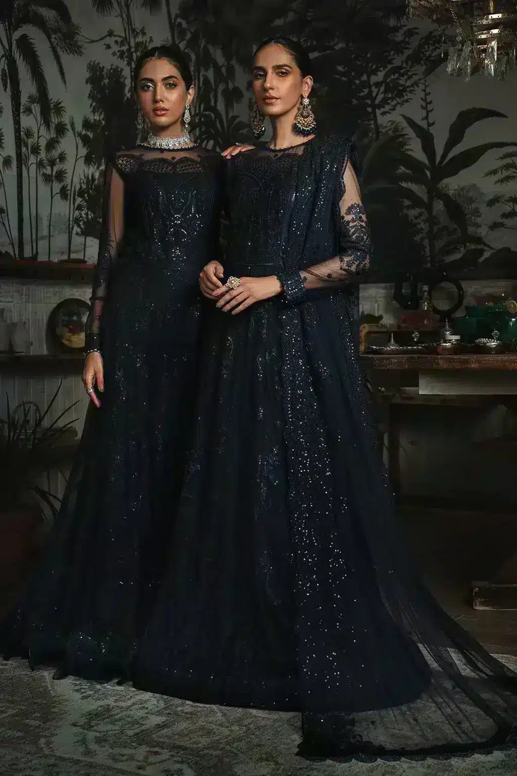 Zarif | LA ROSELLA Formals | ZLR 08 STARRY - by - Libasekhas UK - Registered Vendor of : Zarif - 100% Original Designer Dresss