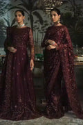 Zarif | LA ROSELLA Formals | ZLR 06 CARMINE - by - Libasekhas UK - Registered Vendor of : Zarif - 100% Original Designer Dresss