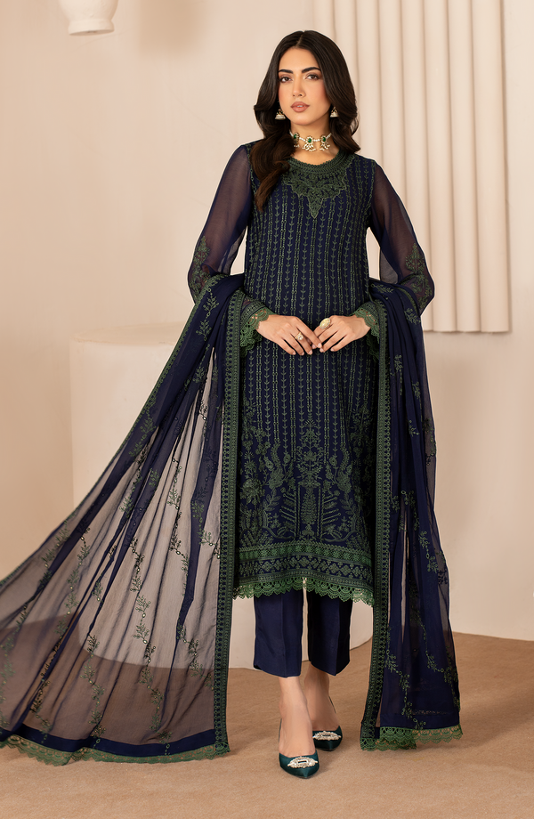 Zarif | Chiffon Edit | ZL 06 MAHAY - by - Libasekhas UK - Registered Vendor of : Zarif - 100% Original Designer Dresss