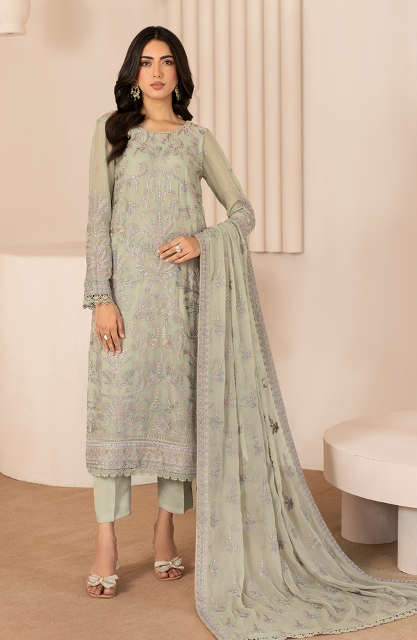 Zarif | Chiffon Edit | ZL 04 AFSA - by - Libasekhas UK - Registered Vendor of : Zarif - 100% Original Designer Dresss
