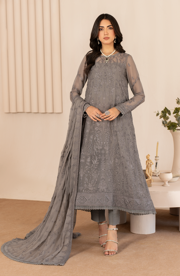 Zarif | Chiffon Edit | ZL 05 AYMAH - by - Libasekhas UK - Registered Vendor of : Zarif - 100% Original Designer Dresss