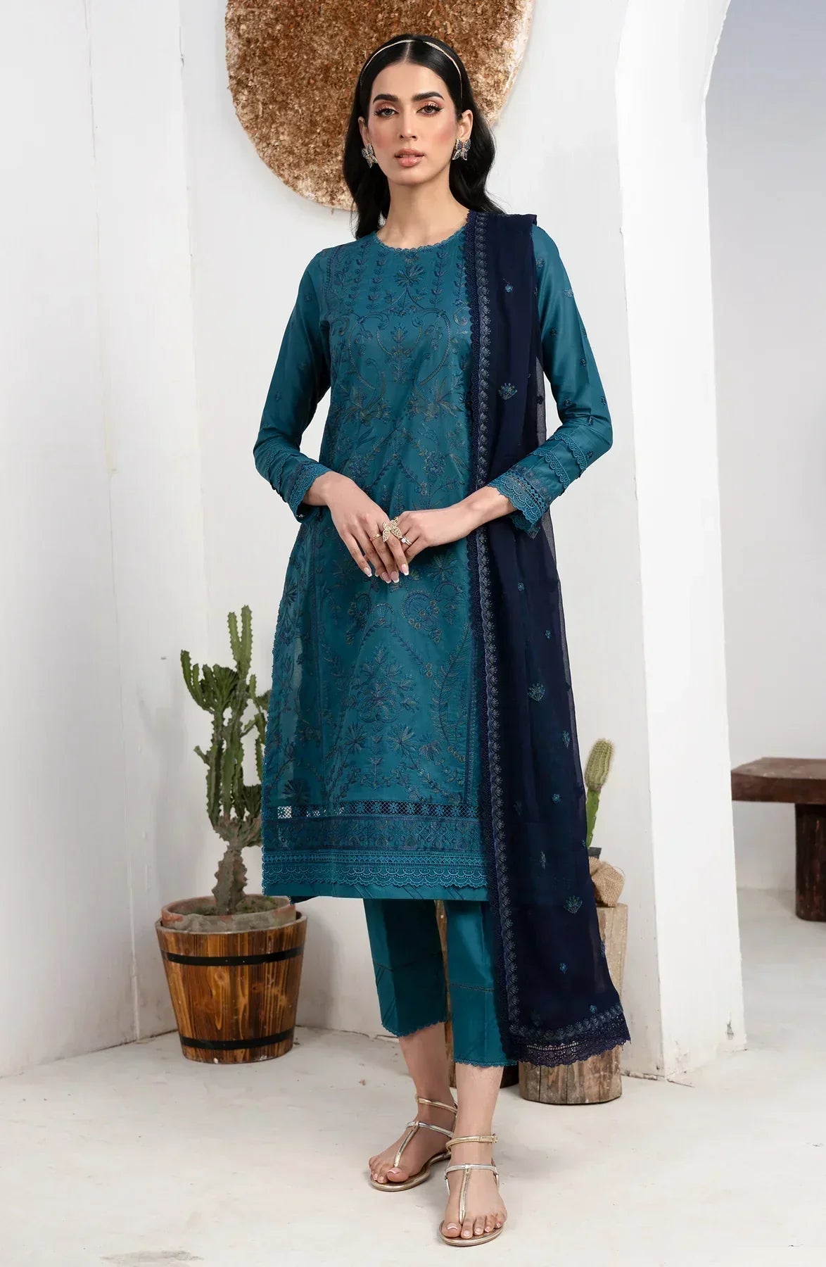 Zarif | Eid Lawn 24| ZL 07 MARINA - by - Libasekhas UK - Registered Vendor of : Zarif - 100% Original Designer Dresss