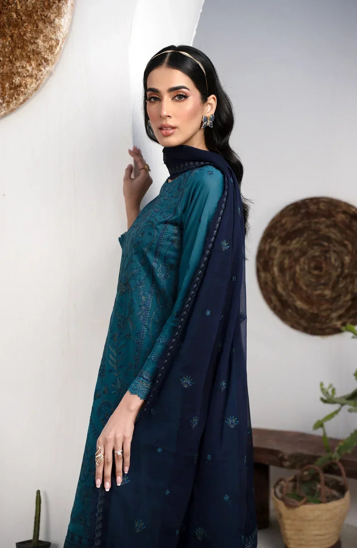 Zarif | Eid Lawn 24| ZL 07 MARINA - by - Libasekhas UK - Registered Vendor of : Zarif - 100% Original Designer Dresss