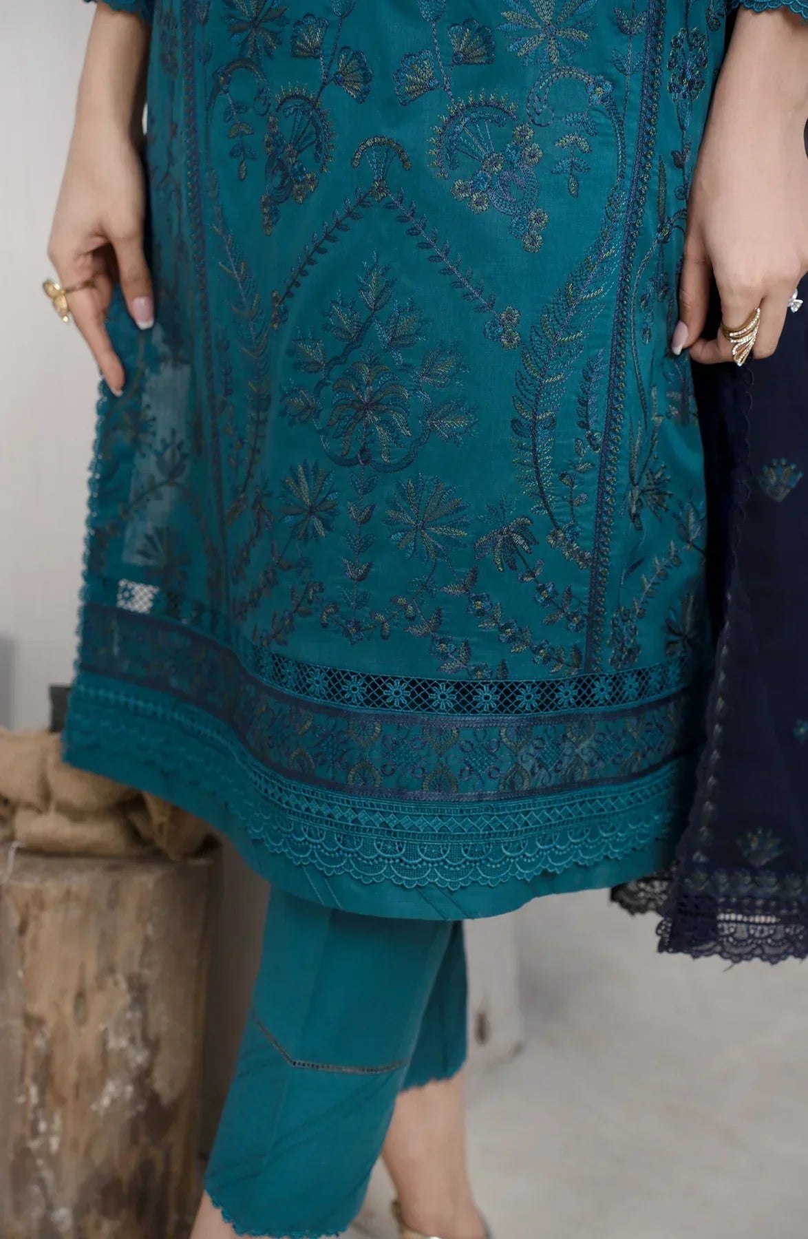 Zarif | Eid Lawn 24| ZL 07 MARINA - by - Libasekhas UK - Registered Vendor of : Zarif - 100% Original Designer Dresss