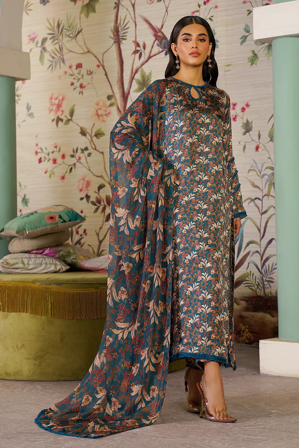 Zarif | Prints 24 | ZSP 05 ANABIYA - by - Libasekhas UK - Registered Vendor of : Zarif - 100% Original Designer Dresss