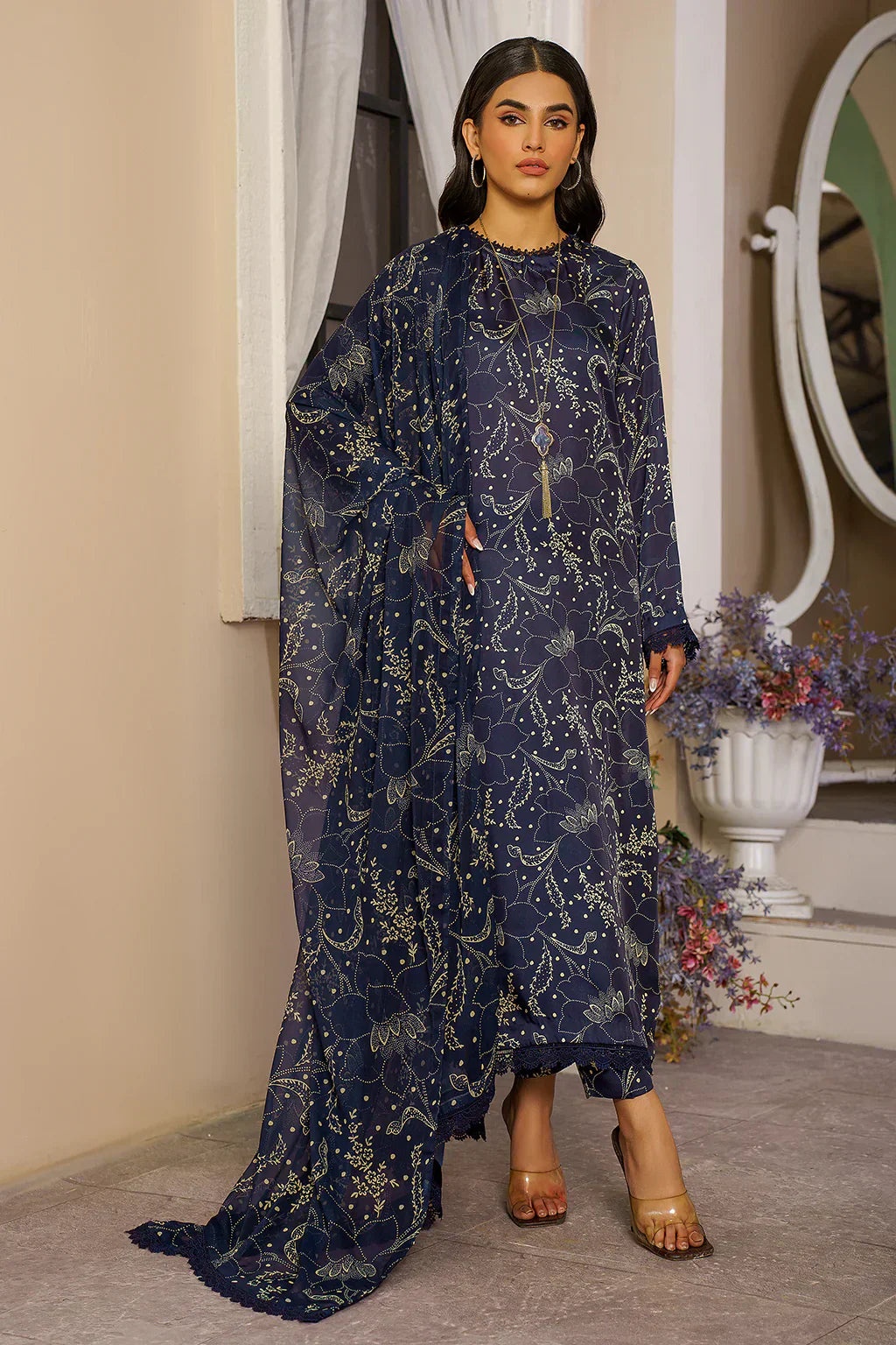 Zarif | Prints 24 | ZSP 03 BAREEN - by - Libasekhas UK - Registered Vendor of : Zarif - 100% Original Designer Dresss
