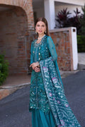 Noor by Saadia Asad | Chiffon Formals 23 | D8-Zarish - by - Libasekhas UK - Registered Vendor of : Noor by Saadia Asad - 100% Original Designer Dresss
