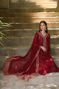 Noor by Saadia Asad | Chiffon Formals 23 | D3-Sirena - by - Libasekhas UK - Registered Vendor of : Noor by Saadia Asad - 100% Original Designer Dresss