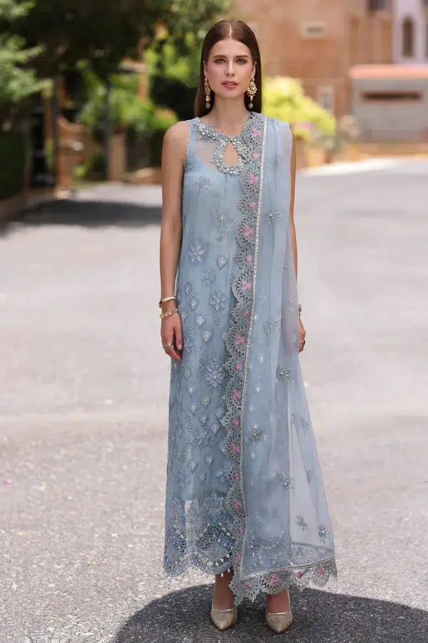 Noor by Saadia Asad | Chiffon Formals 23 | D1-Laira - by - Libasekhas UK - Registered Vendor of : Noor by Saadia Asad - 100% Original Designer Dresss