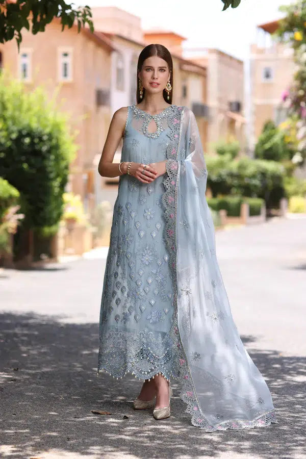 Noor by Saadia Asad | Chiffon Formals 23 | D1-Laira - by - Libasekhas UK - Registered Vendor of : Noor by Saadia Asad - 100% Original Designer Dresss