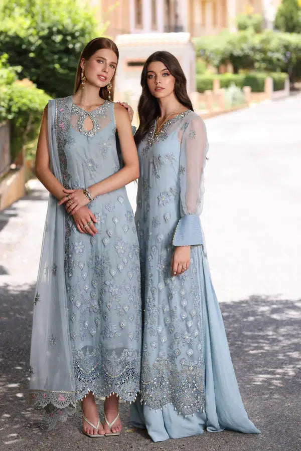 Noor by Saadia Asad | Chiffon Formals 23 | D1-Laira - by - Libasekhas UK - Registered Vendor of : Noor by Saadia Asad - 100% Original Designer Dresss