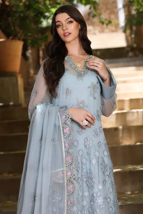 Noor by Saadia Asad | Chiffon Formals 23 | D1-Laira - by - Libasekhas UK - Registered Vendor of : Noor by Saadia Asad - 100% Original Designer Dresss