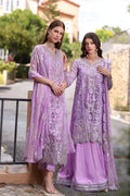 Noor by Saadia Asad | Chiffon Formals 23 | D6-Nura - by - Libasekhas UK - Registered Vendor of : Noor by Saadia Asad - 100% Original Designer Dresss