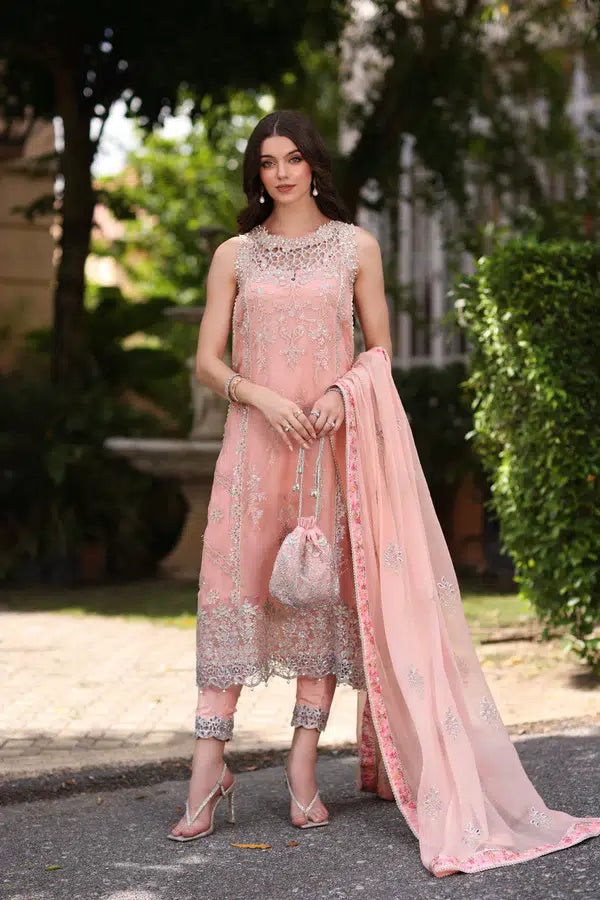 Noor by Saadia Asad | Chiffon Formals 23 | D2-Ekai - by - Libasekhas UK - Registered Vendor of : Noor by Saadia Asad - 100% Original Designer Dresss