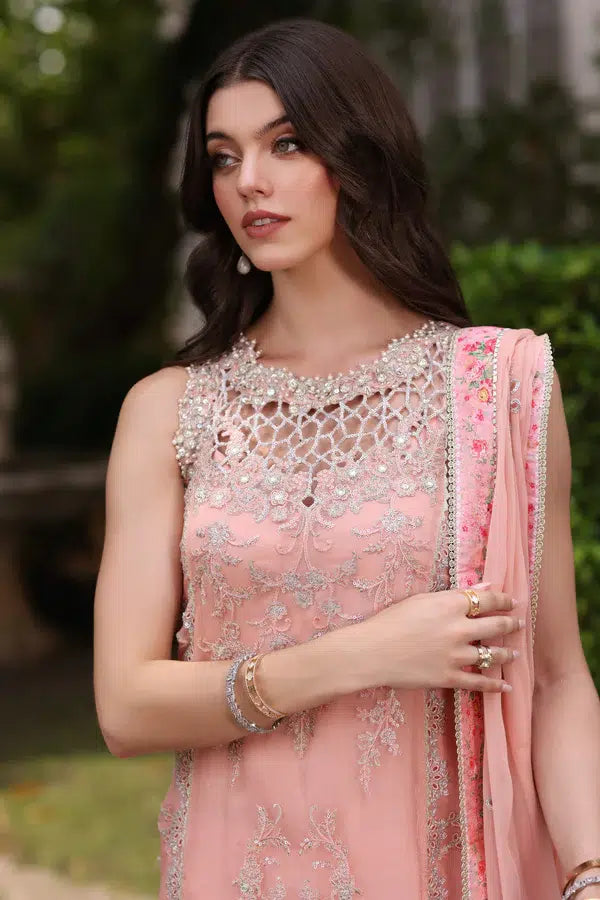 Noor by Saadia Asad | Chiffon Formals 23 | D2-Ekai - by - Libasekhas UK - Registered Vendor of : Noor by Saadia Asad - 100% Original Designer Dresss
