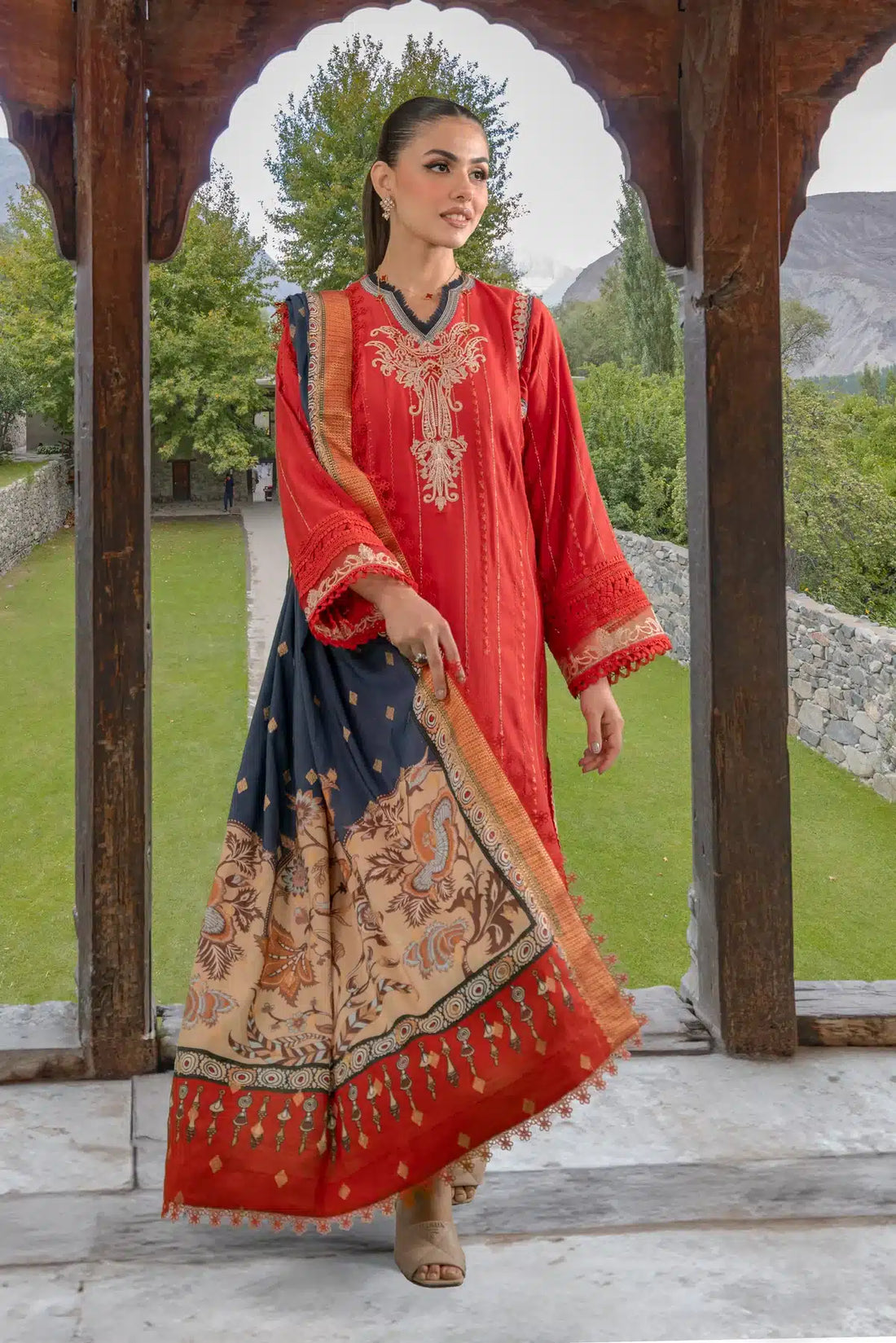 Sable Vogue | Winter 23 | SWC-09-23 - by - Libasekhas UK - Registered Vendor of : Sable Vogue - 100% Original Designer Dresss