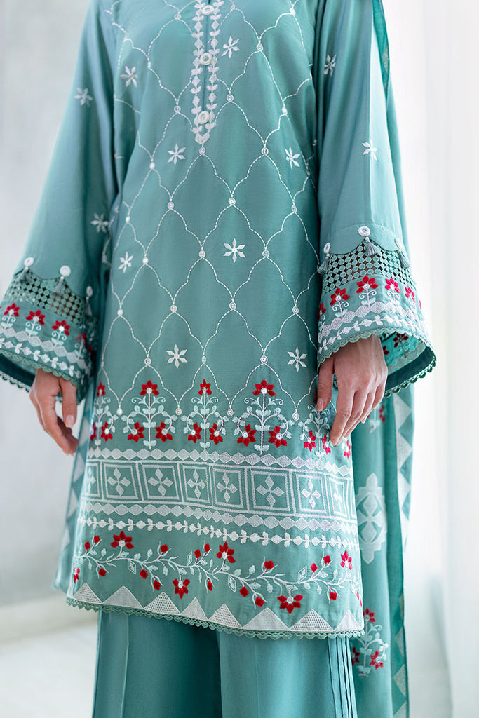 Cross Stitch | Cotton Satin 25 | SAGE LOOM - by Libasekhas UK - Registered Vendor of : Cross Stitch - 100% Original Designer Dress
