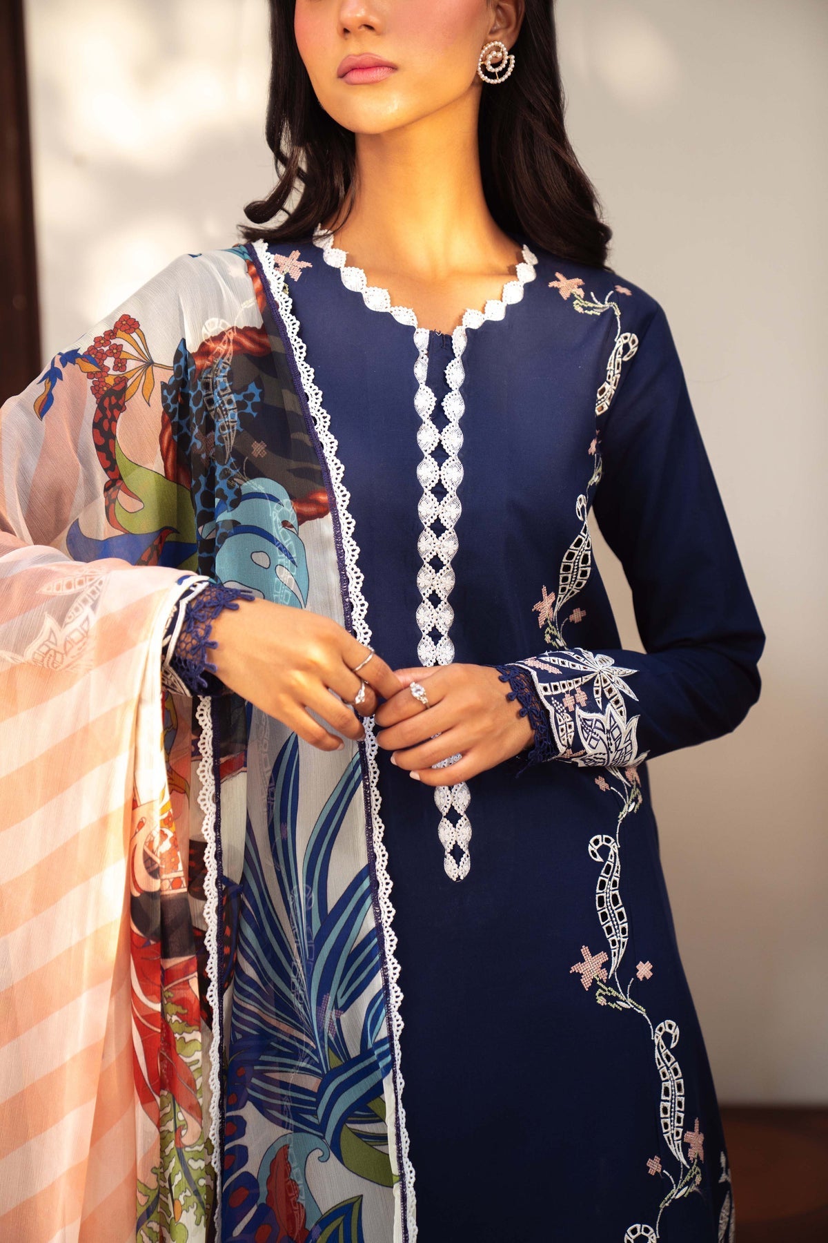 Sable Vogue | Lila Lawn 25 | SAL-07-25 - by - Libasekhas UK - Registered Vendor of : Sable Vogue - 100% Original Designer Dresss