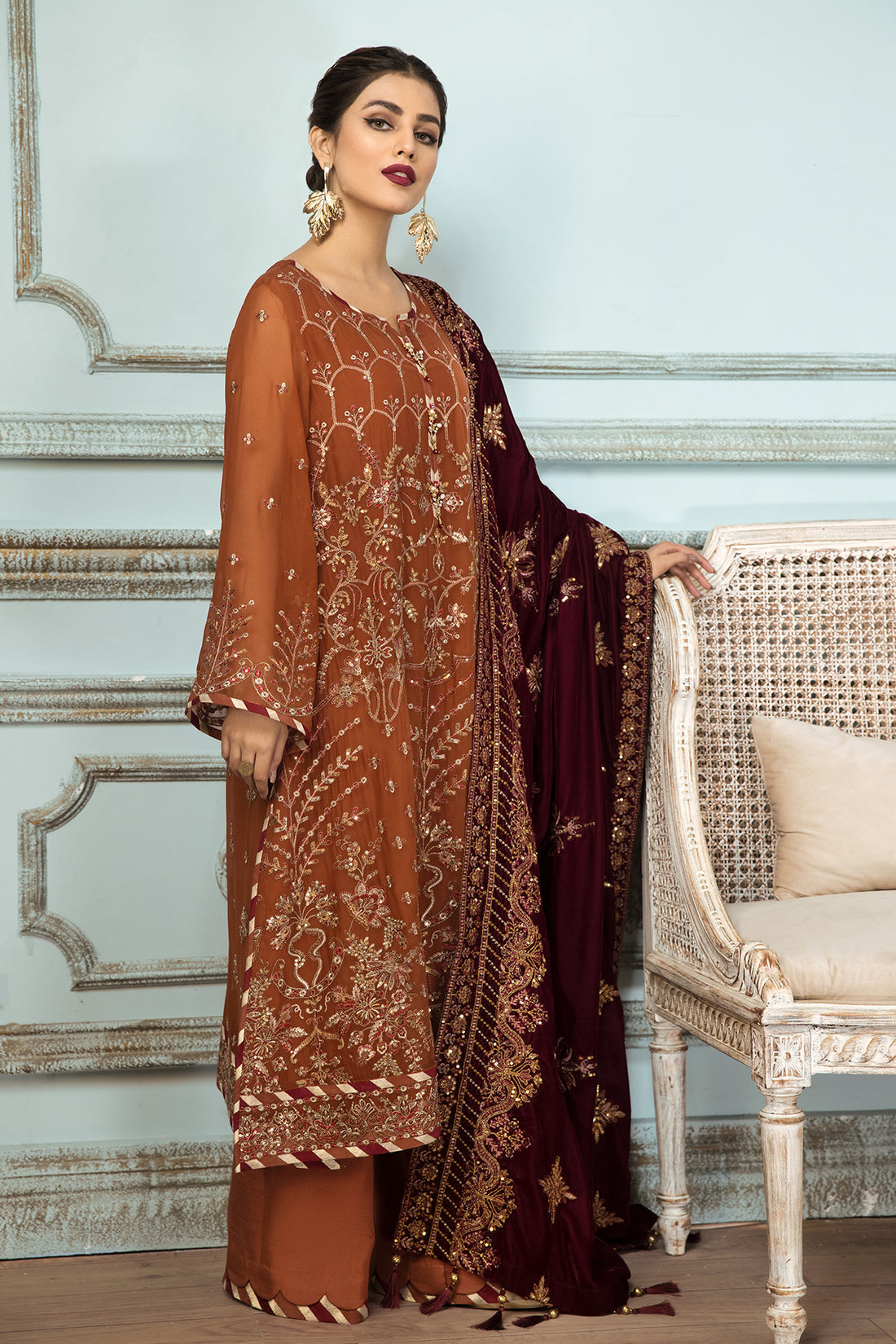 Alizeh | Formals Collection | Sarang - by - Libasekhas UK - Registered Vendor of : Alizeh - 100% Original Designer Dresss
