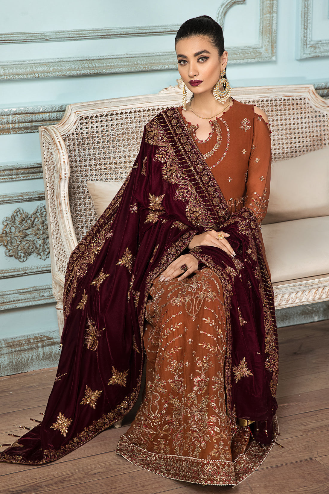 Alizeh | Formals Collection | Sarang - by - Libasekhas UK - Registered Vendor of : Alizeh - 100% Original Designer Dresss