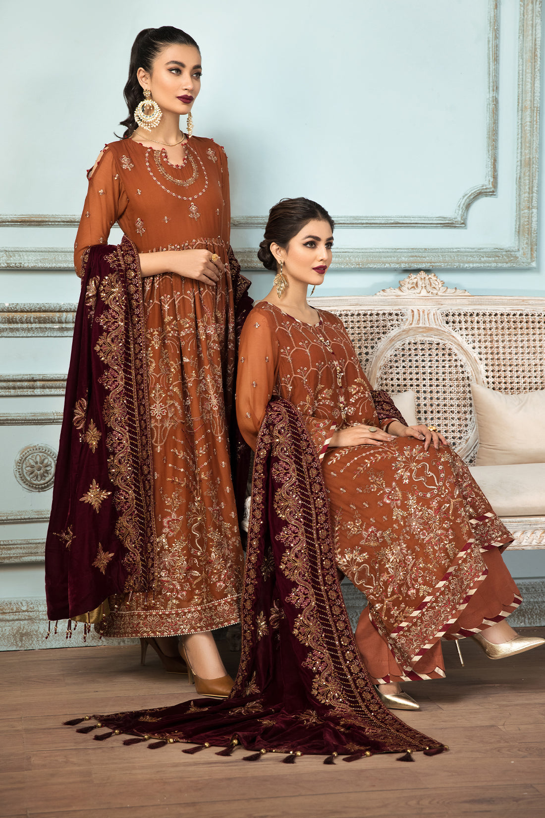 Alizeh | Formals Collection | Sarang - by - Libasekhas UK - Registered Vendor of : Alizeh - 100% Original Designer Dresss