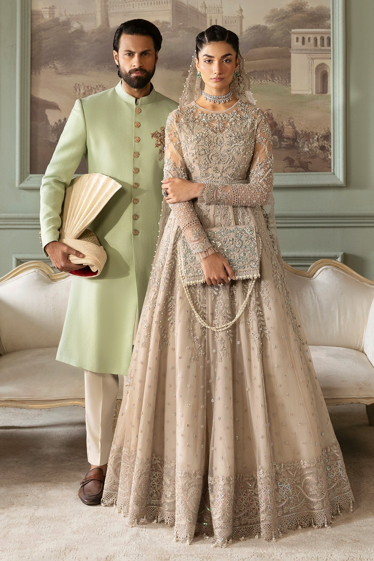 Imrozia Premium | Jashan Bridal Collection | SB-40 Tabaan - by - Libasekhas UK - Registered Vendor of : Imrozia Premium - 100% Original Designer Dresss