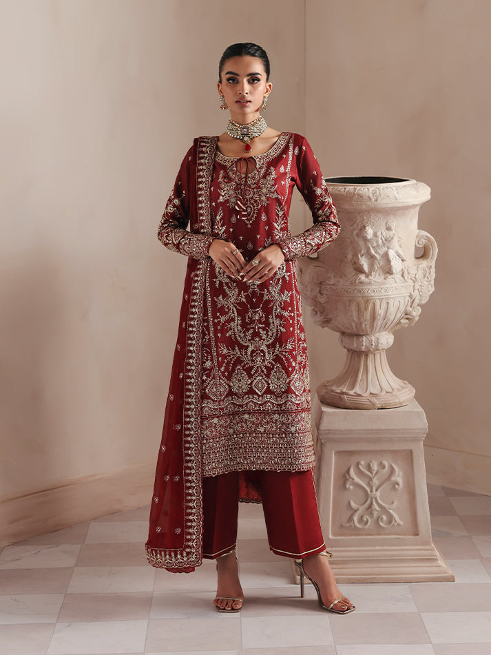 Gulaal | Serica Raw Silk | Seryne - by Libasekhas UK - Registered Vendor of : Gulaal - 100% Original Designer Dress