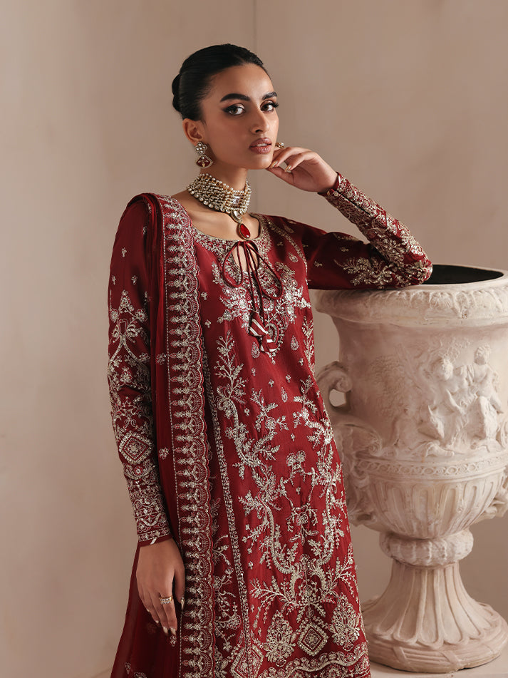 Gulaal | Serica Raw Silk | Seryne - by Libasekhas UK - Registered Vendor of : Gulaal - 100% Original Designer Dress