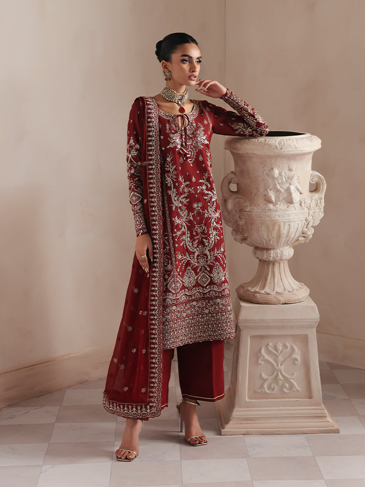 Gulaal | Serica Raw Silk | Seryne - by Libasekhas UK - Registered Vendor of : Gulaal - 100% Original Designer Dress