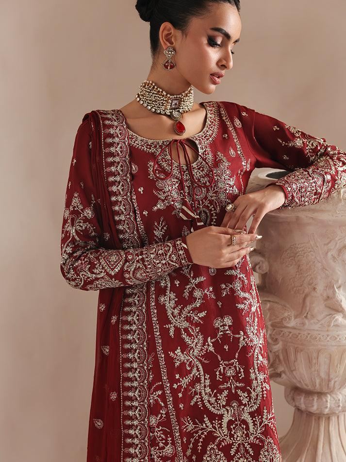 Gulaal | Serica Raw Silk | Seryne - by Libasekhas UK - Registered Vendor of : Gulaal - 100% Original Designer Dress