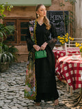 Mahnur | Mahrukh Eid Edit 24 | ROYAL BLACK - by - Libasekhas UK - Registered Vendor of : Mahnur - 100% Original Designer Dresss