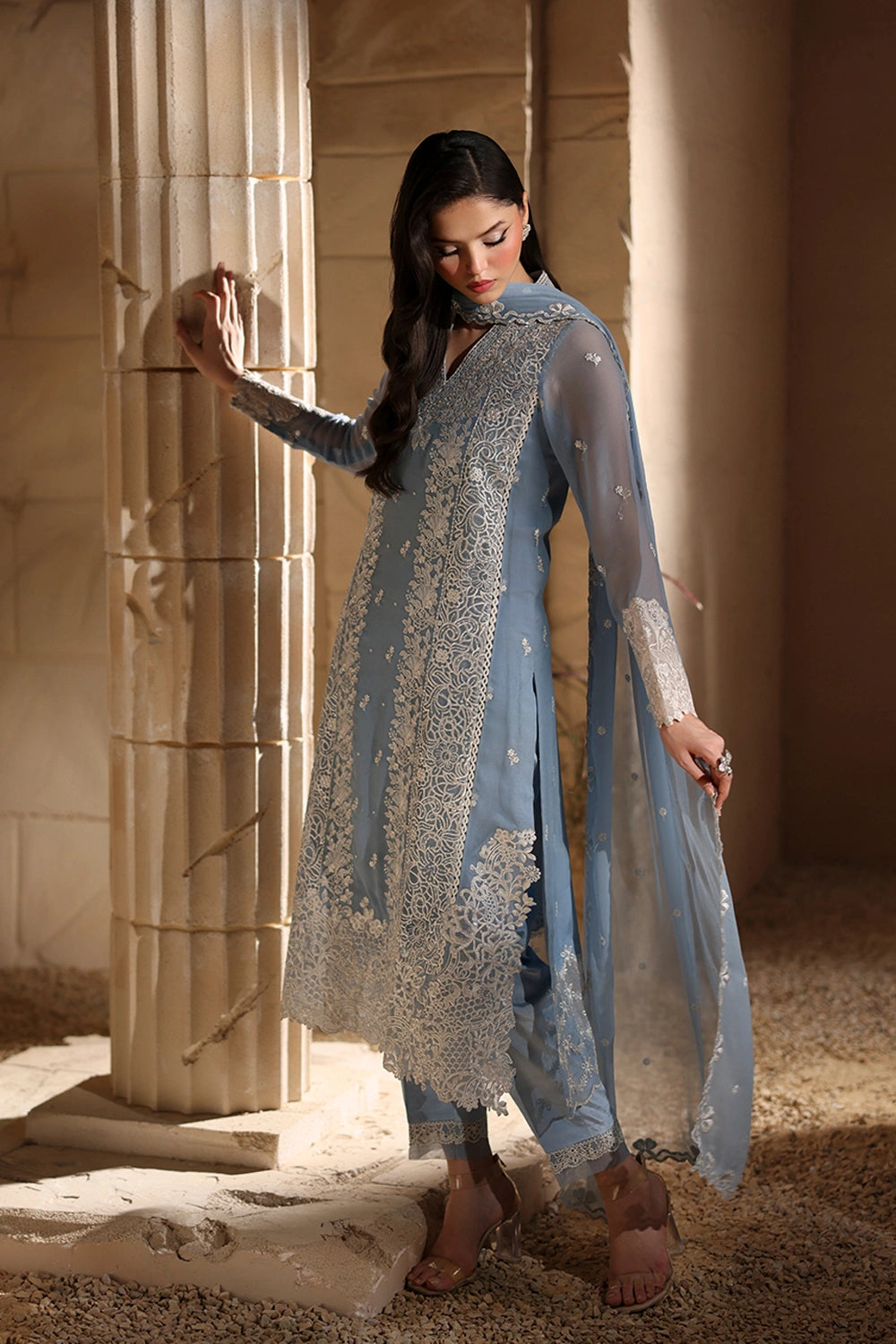 Azure | Luxe Formals | Serenite - by Libasekhas UK - Registered Vendor of : Azure - 100% Original Designer Dress
