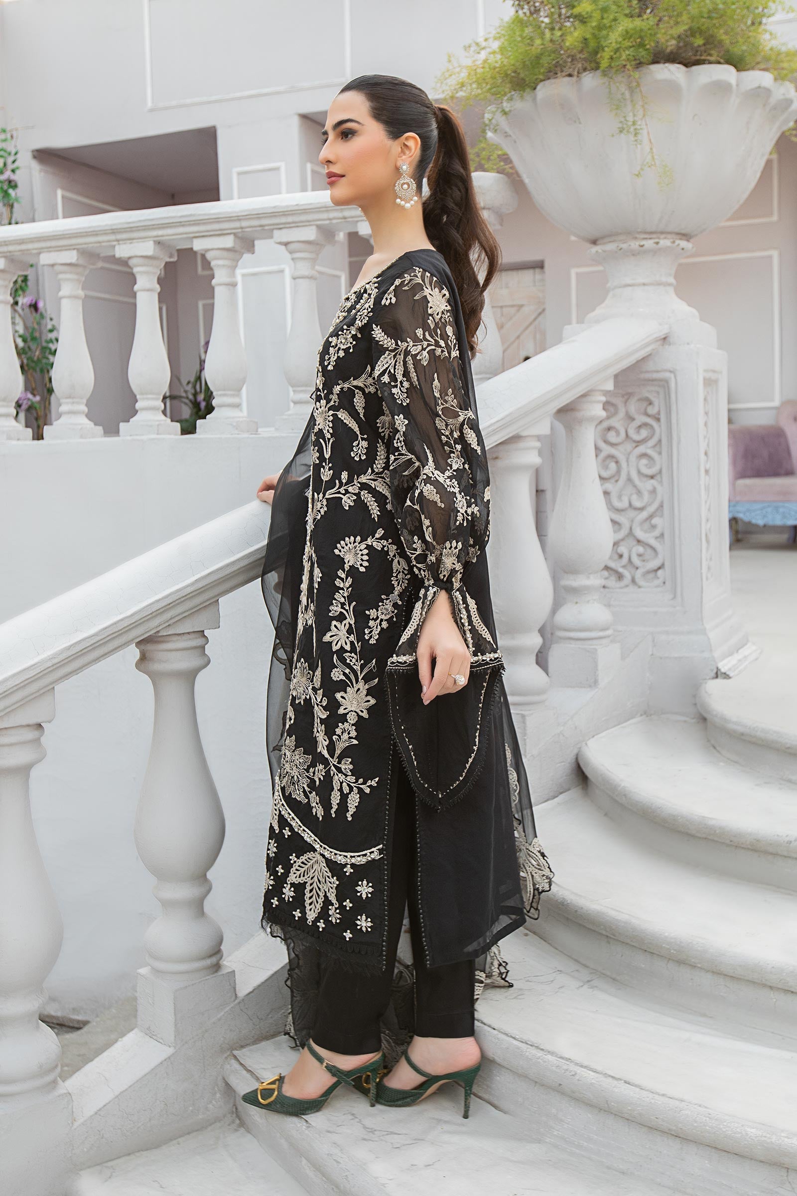 Maira B | Ready to Wear | SF-EA23-28R1 - by - Libasekhas UK - Registered Vendor of : Maria B - 100% Original Designer Dresss