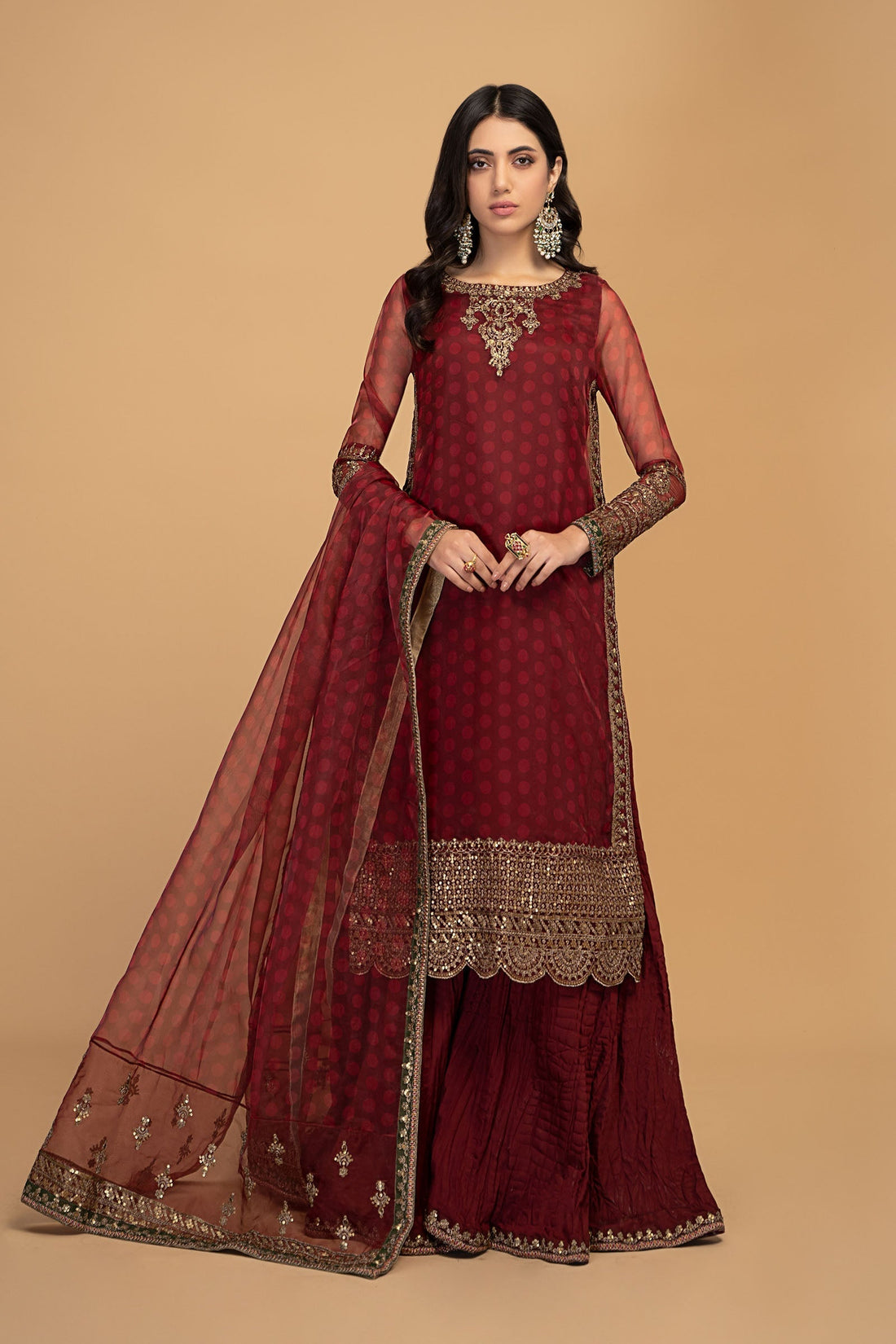 Maria B | Formal Wears | SF-EF23-08R1 - by - Libasekhas UK - Registered Vendor of : Maria B - 100% Original Designer Dresss