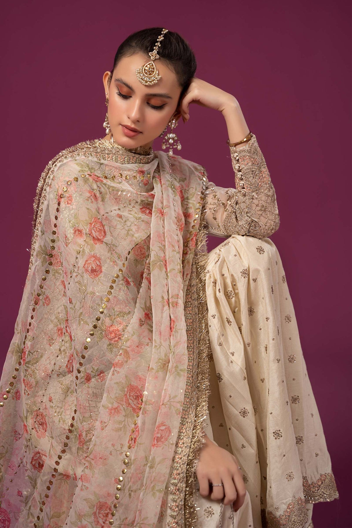 Maria B | Formal Wears | SF-EF24-01 - by - Libasekhas UK - Registered Vendor of : Maria B - 100% Original Designer Dresss