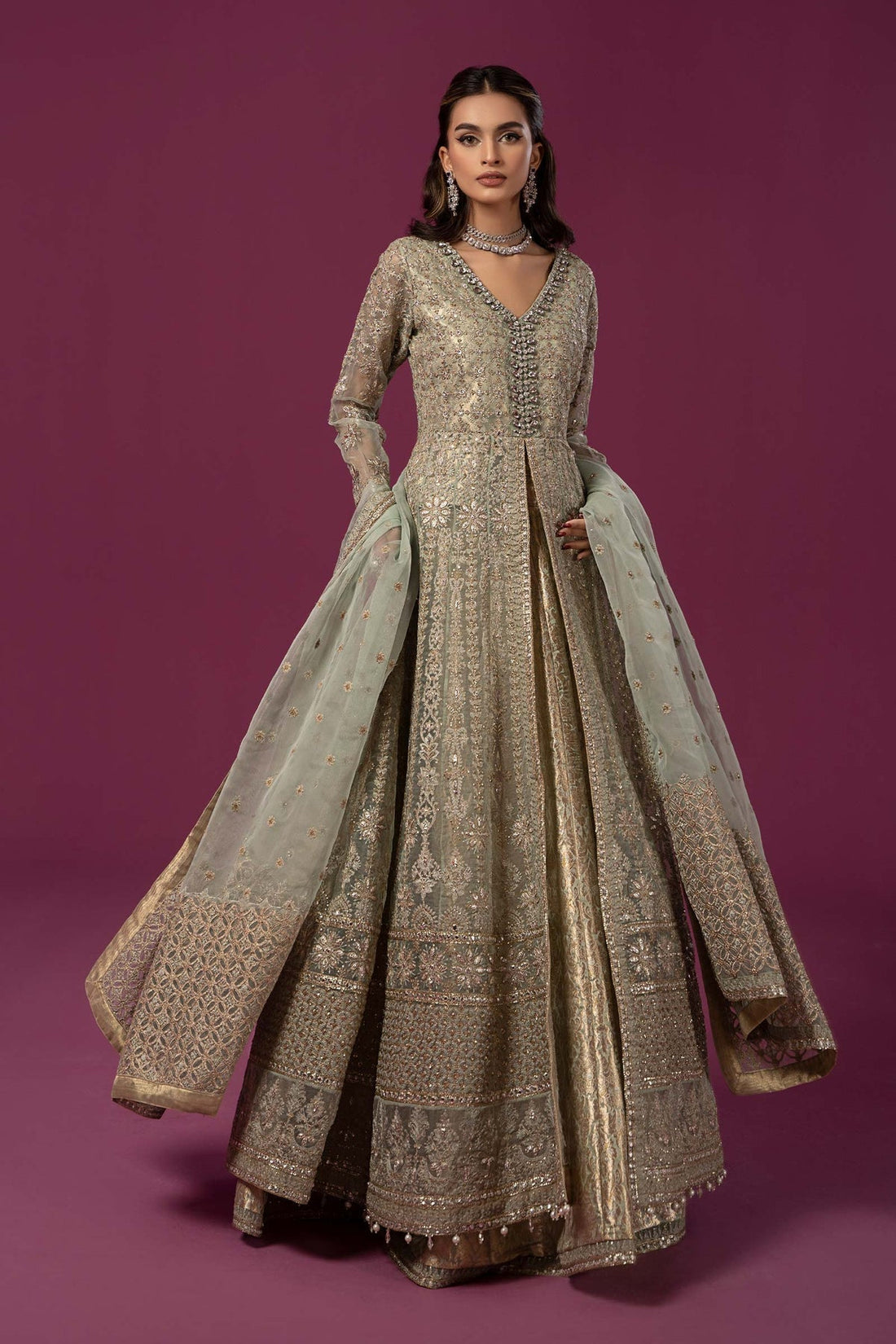 Maria B | Formal Wears | SF-EF24-04 - by - Libasekhas UK - Registered Vendor of : Maria B - 100% Original Designer Dresss