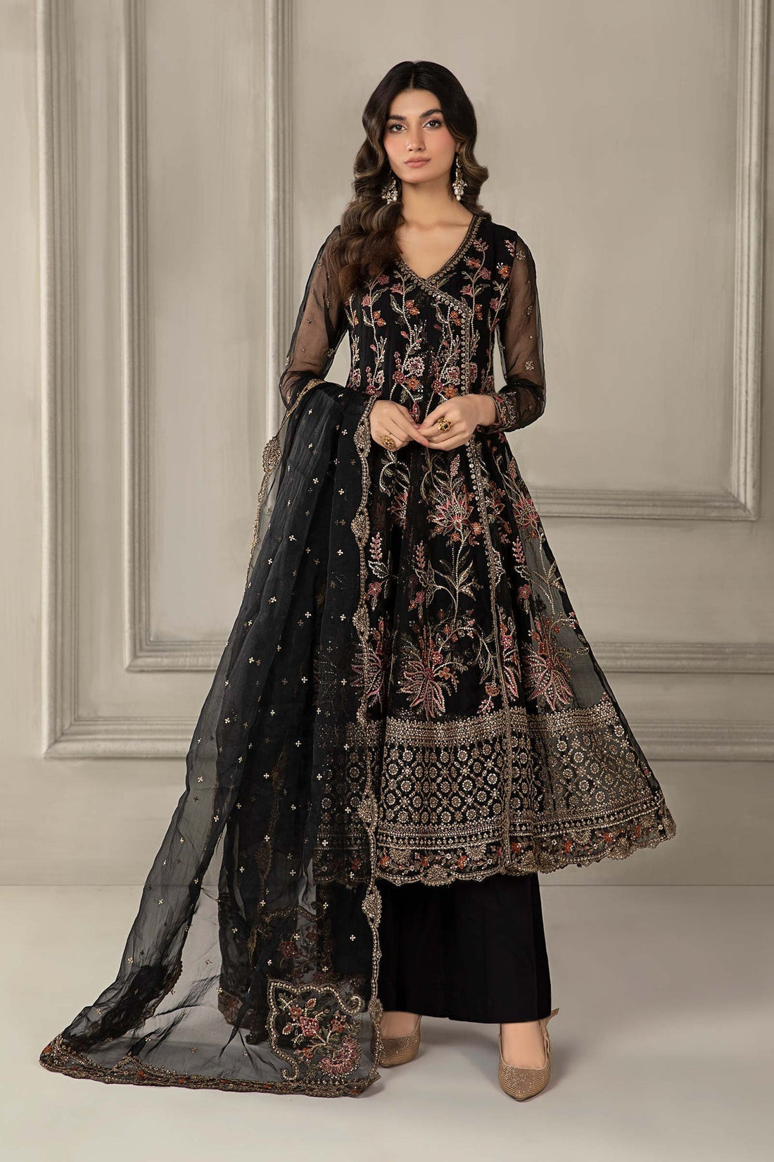 Maria B | Formal Wears | SF-EF24-19 - by - Libasekhas UK - Registered Vendor of : Maria B - 100% Original Designer Dresss