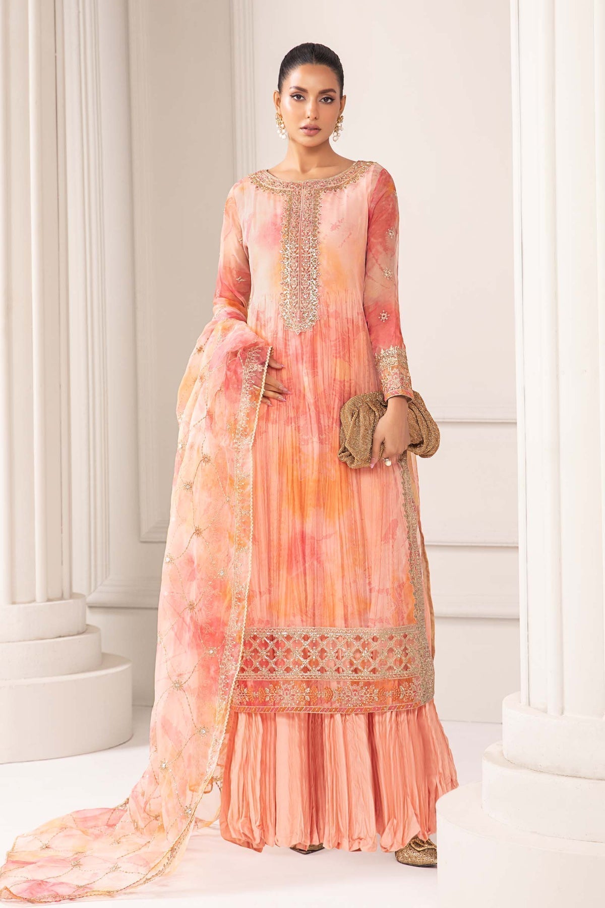 Maria B | Formal Wears | SF-EF24-20S - by - Libasekhas UK - Registered Vendor of : Maria B - 100% Original Designer Dresss