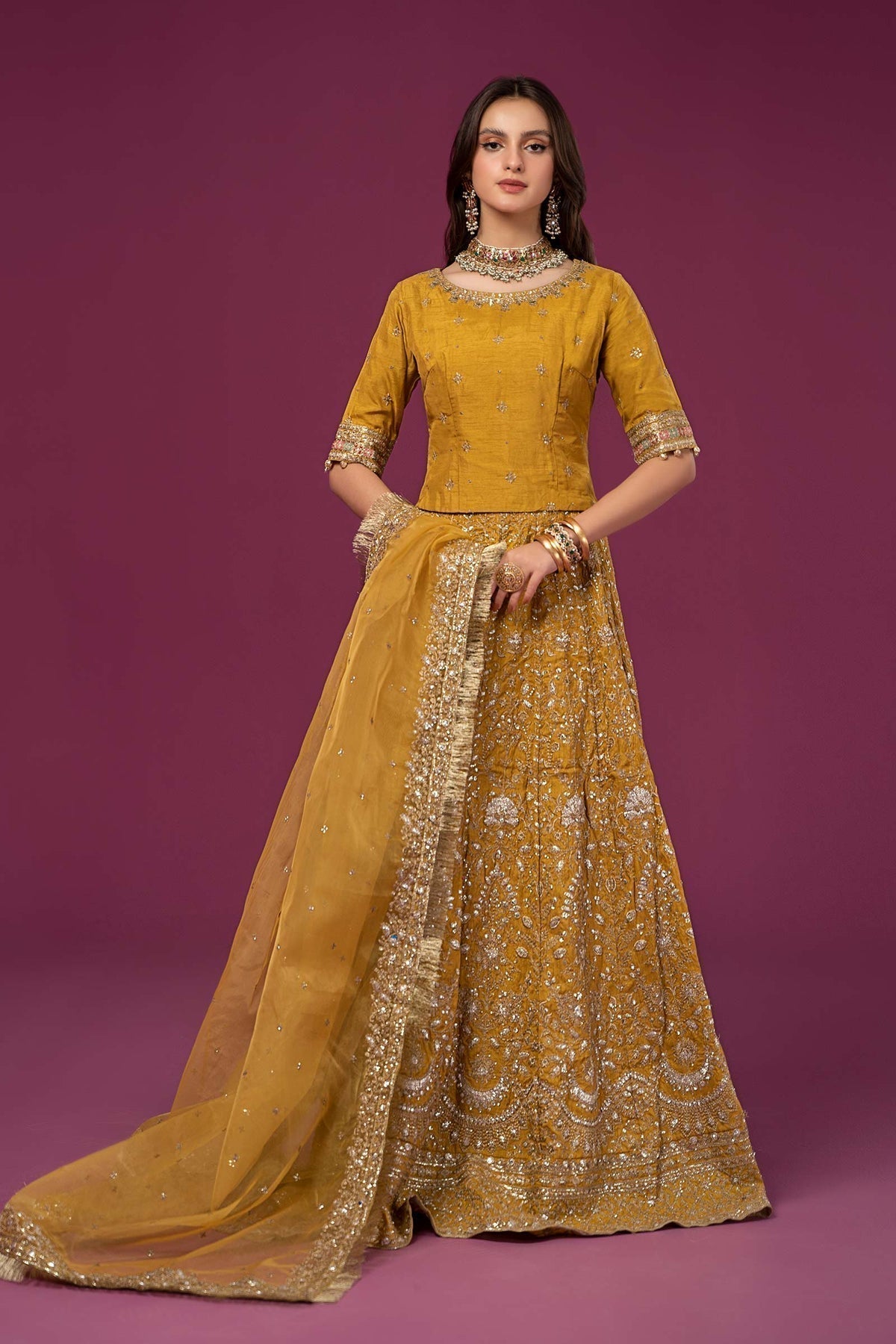 Maria B | Formal Wears | SF-EF24-26 - by - Libasekhas UK - Registered Vendor of : Maria B - 100% Original Designer Dresss
