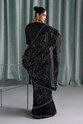 Maria B | Luxury Formals Pre Fall | SF-PF26-02-Black - by Libasekhas UK - Registered Vendor of : Maria B - 100% Original Designer Dress