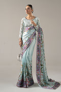 Maria B | Luxury Formals Pre Fall | SF-PF26-08-AQUA - by Libasekhas UK - Registered Vendor of : Maria B - 100% Original Designer Dress