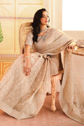Maria B | Pre Fall Dresses | Embroidered Raw Silk Saree II - by Libasekhas UK - Registered Vendor of : Maria B - 100% Original Designer Dress