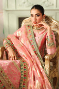 Maria B | Pre Fall Dresses | 3 Piece Embroidered Raw Silk Suit JJ - by Libasekhas UK - Registered Vendor of : Maria B - 100% Original Designer Dress