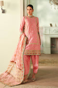 Maria B | Pre Fall Dresses | 3 Piece Embroidered Raw Silk Suit JJ - by Libasekhas UK - Registered Vendor of : Maria B - 100% Original Designer Dress