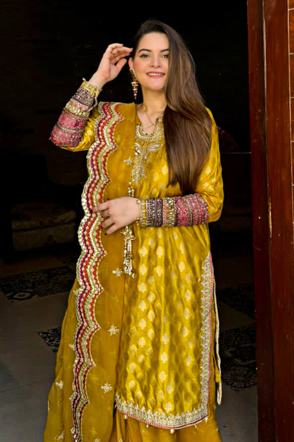 Maira B | Ready to Wear | SF-W24-08 - by - Libasekhas UK - Registered Vendor of : Maria B - 100% Original Designer Dresss
