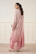 Maria B | Pre Fall Dresses | 3 Piece Embroidered Chiffon Suit Pink - by Libasekhas UK - Registered Vendor of : Maria B - 100% Original Designer Dress