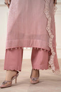 Maria B | Pre Fall Dresses | 3 Piece Embroidered Chiffon Suit Pink - by Libasekhas UK - Registered Vendor of : Maria B - 100% Original Designer Dress