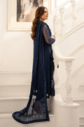 Maria B | Pre Fall Dresses | 3 Piece Embroidered Chiffon Suit RR - by Libasekhas UK - Registered Vendor of : Maria B - 100% Original Designer Dress