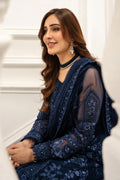 Maria B | Pre Fall Dresses | 3 Piece Embroidered Chiffon Suit RR - by Libasekhas UK - Registered Vendor of : Maria B - 100% Original Designer Dress